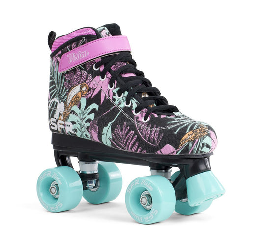 SFR Vision Canvas Floral Quad Skates