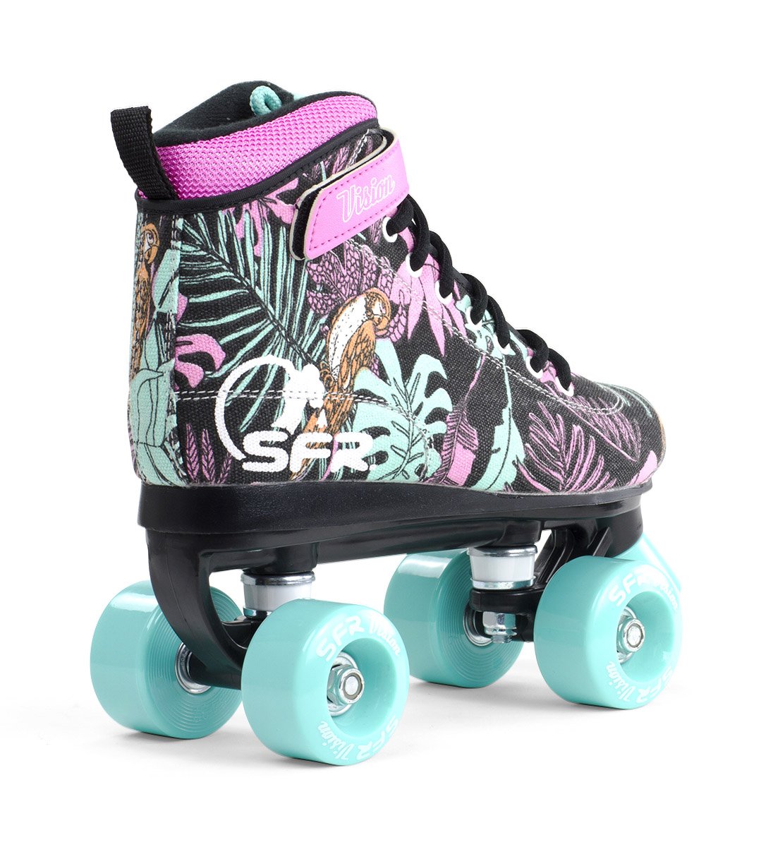 SFR Vision Canvas Floral Quad Skates