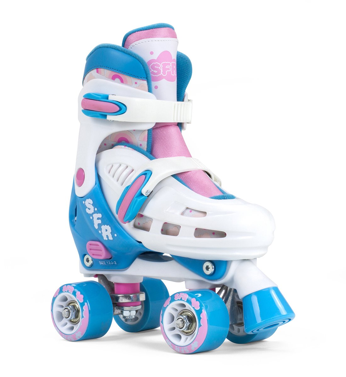 SFR Storm III Quad Roller Skates White/ Pink (US4 - 7)