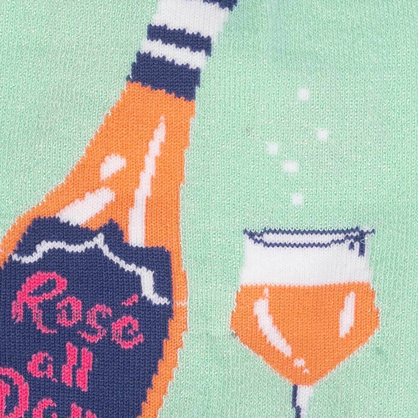 Sock it to Me Rose All Day Womens Crew Socks