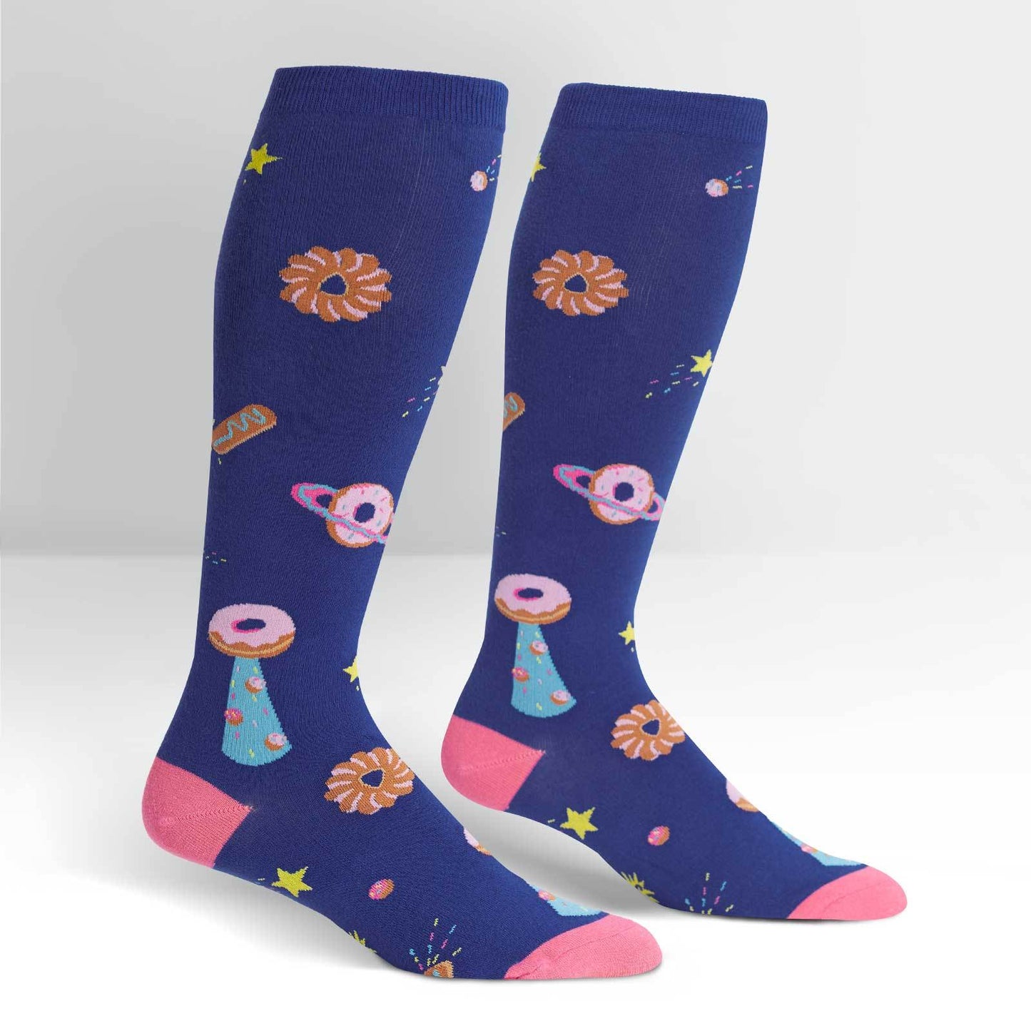 Sock it to Me Stretch Glazed Galaxy Knee High Socks