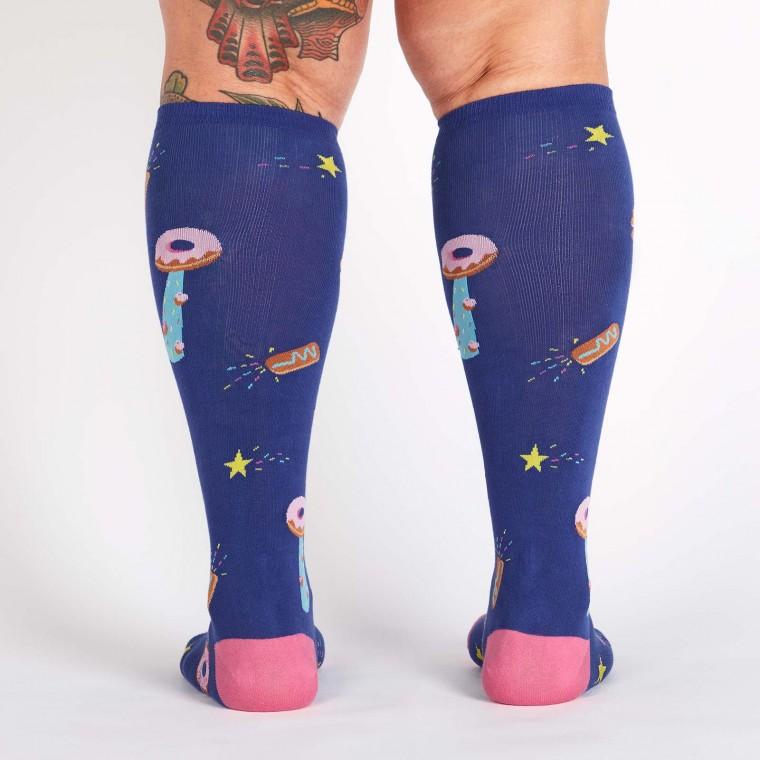 Sock it to Me Stretch Glazed Galaxy Knee High Socks