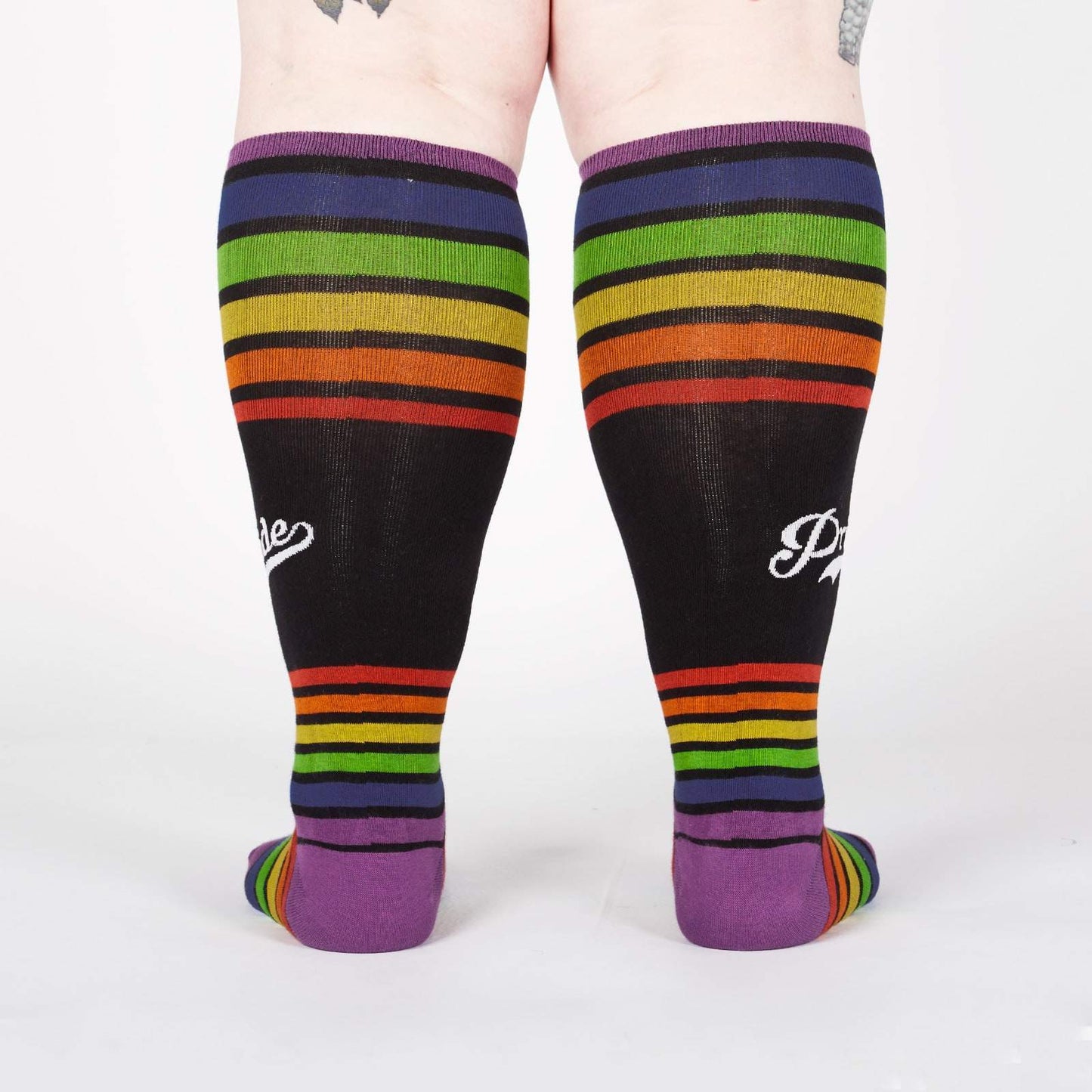 Sock it to me Stretch Team Pride Knee High Socks