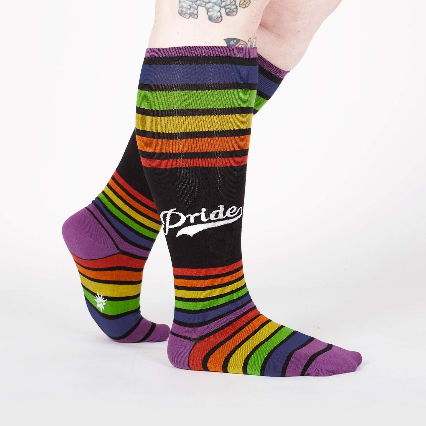 Sock it to me Stretch Team Pride Knee High Socks