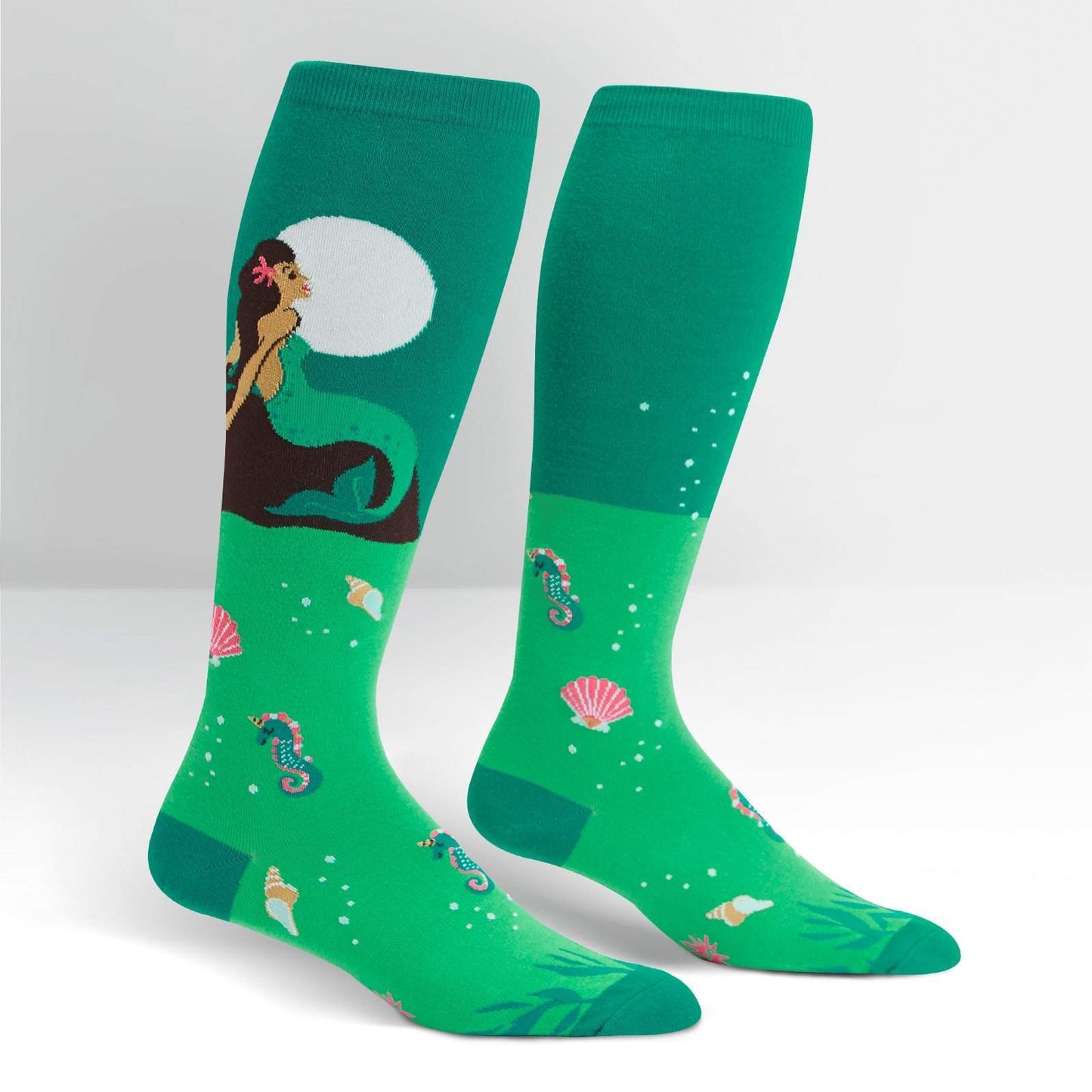 Sock it to me Moonlight Mermaid Stretch Knee High Socks