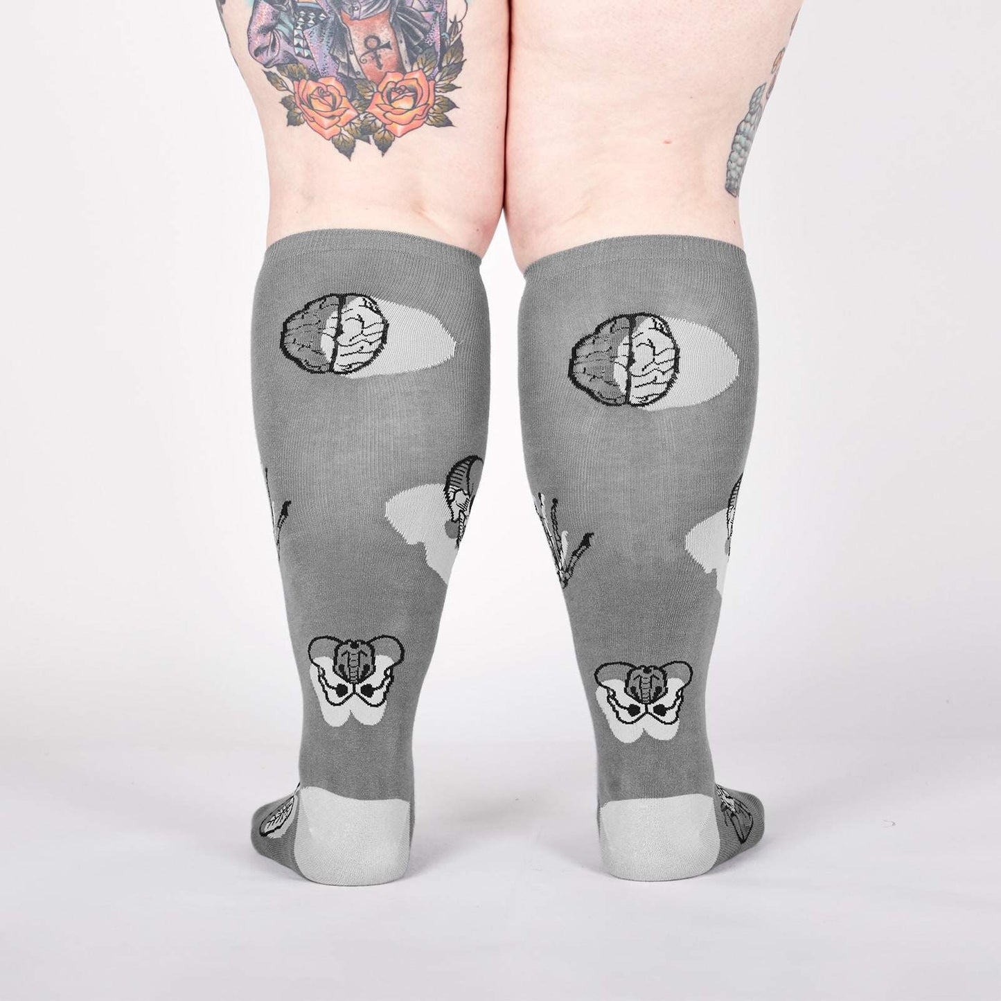 Sock it to me Stretch Head Over Heel Knee High Socks