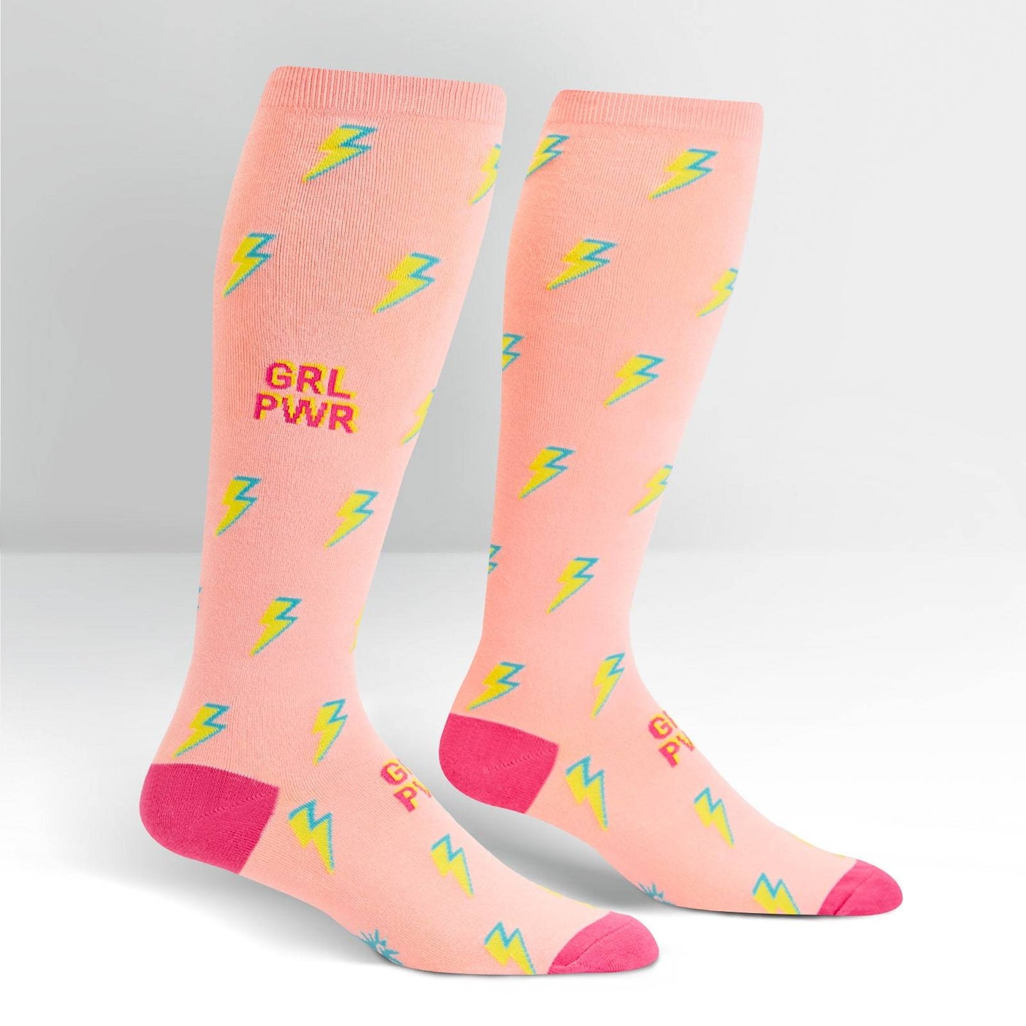 Sock it to me GRL PWR Stretch Knee High Socks