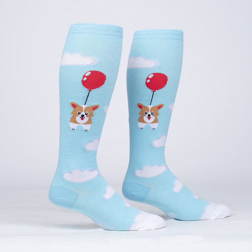 Sock it to Me Pup, Pup and Away Stretch Knee High Socks