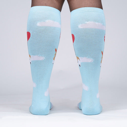 Sock it to Me Pup, Pup and Away Stretch Knee High Socks