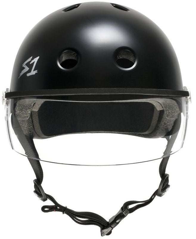 S1 Visor Lifer Helmet Black Matte