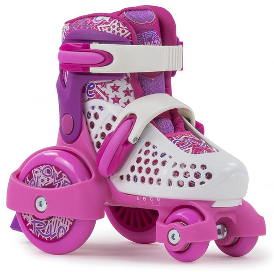 SFR Stomper Adjustable Girls Junior Quad Skates