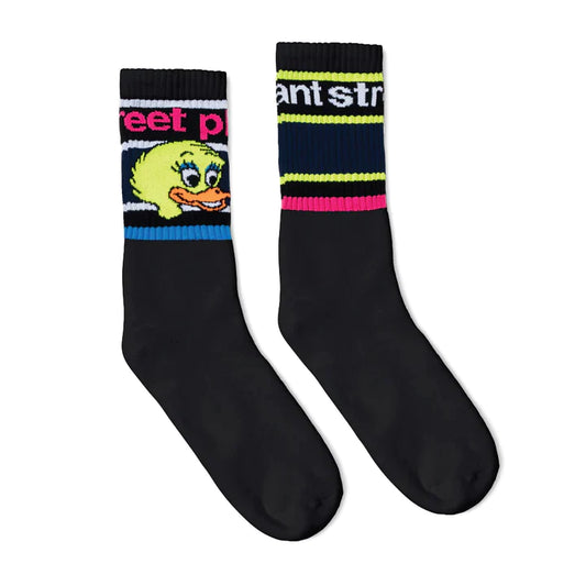 SOCCO Street Plant Barnyard | Black Mid Socks