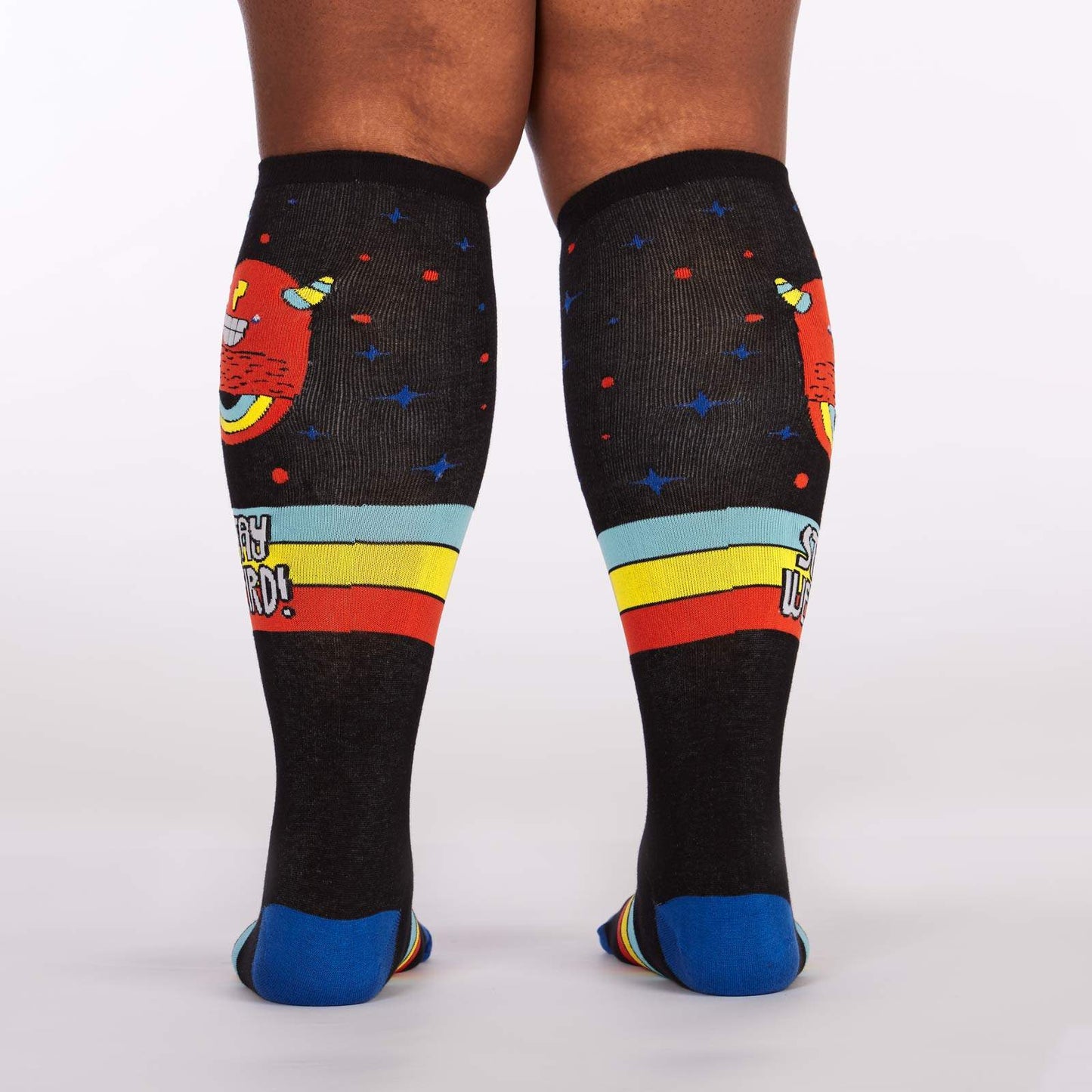 Sock it to me Stretch Stay Weird! Knee High Socks