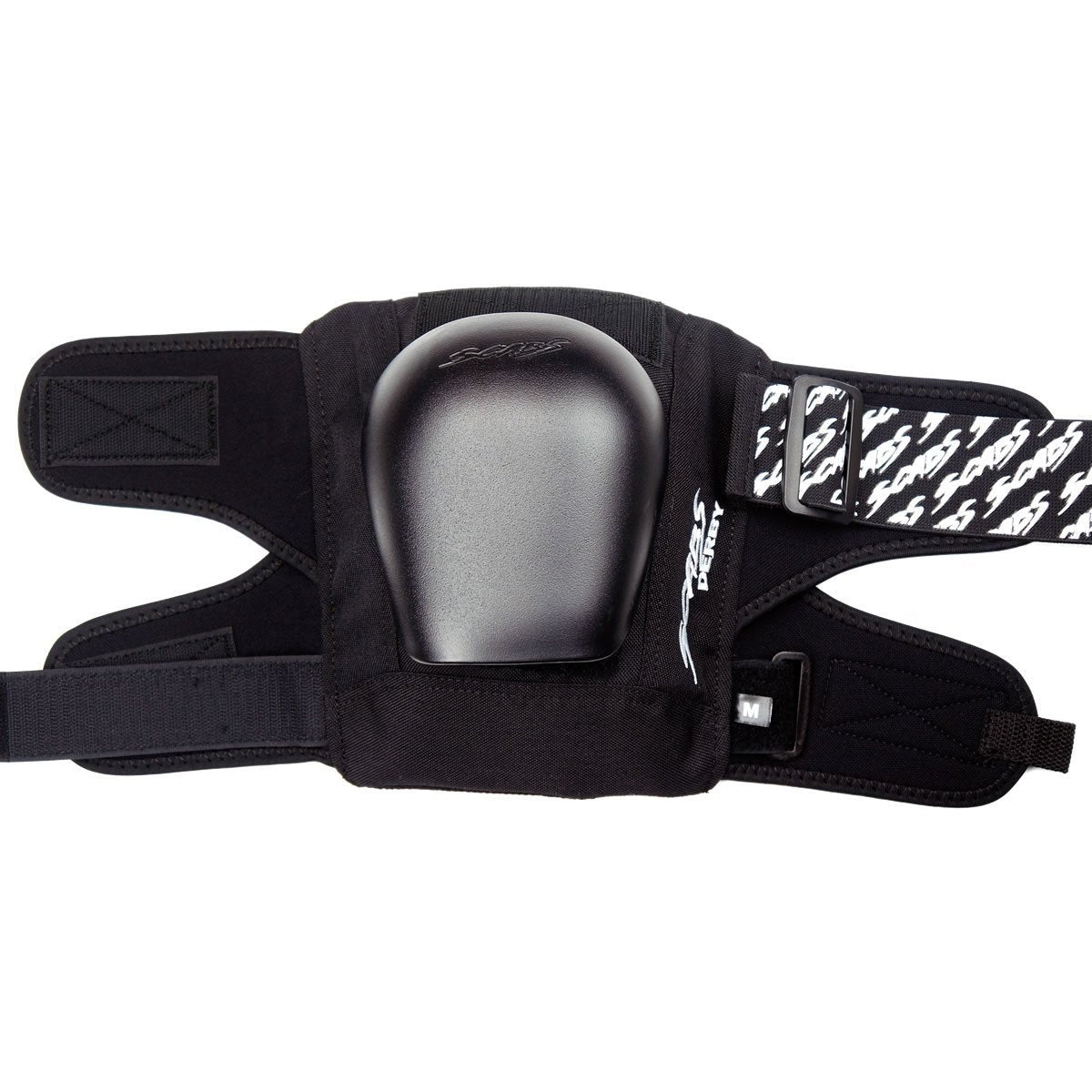 Smith Scabs Derby Knieschoner Schwarz mit schwarzen Kappen