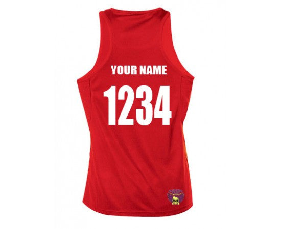 Scrimmage Singlet Mens Red