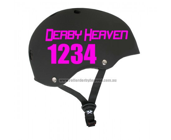 Helmet Sticker - Side Single Colour