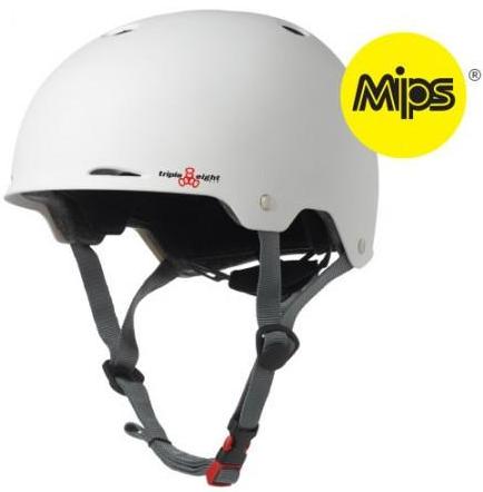 Triple 8 Gotham MIPS Helmet White Rubber