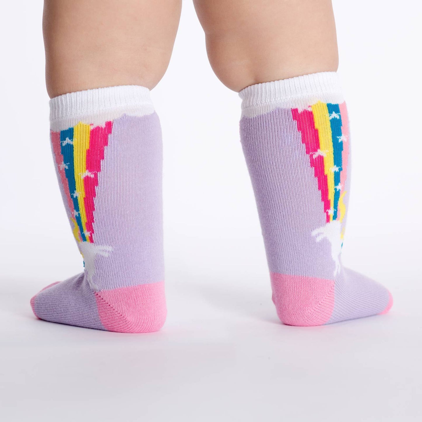 Sock it to Me Rainbow Blast Todder Knee High Socks