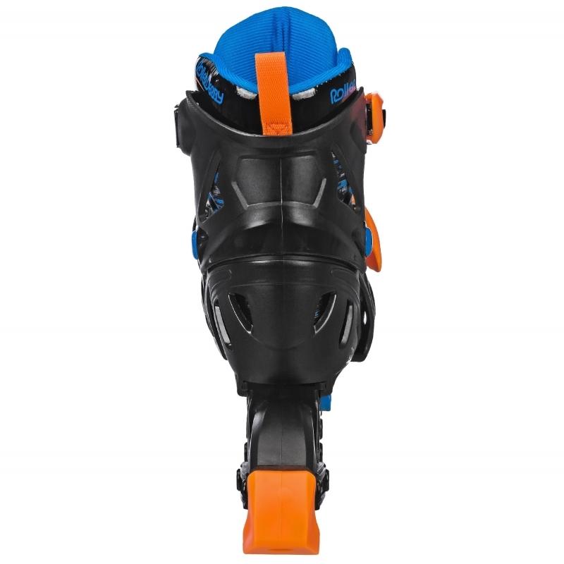 RDS Tracer Black/Orange Boys Adjustable Inline Skates