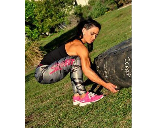 Sassfit Traditional Camo Full Length Compression Tights