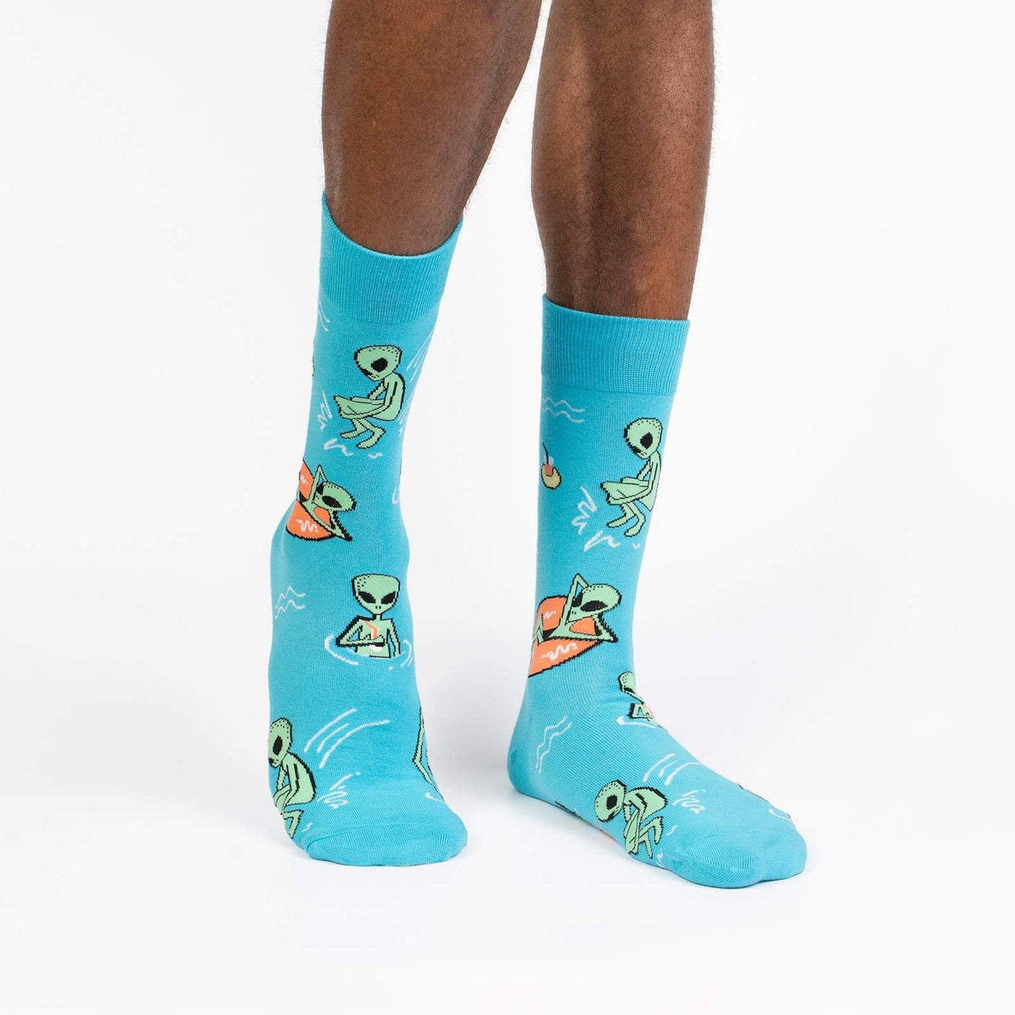 Sock it to Me Unknown Floating Object Mens Crew Socks