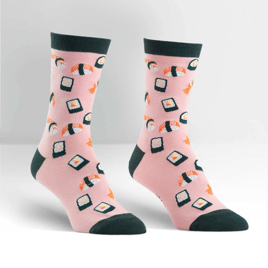 Sock it to Me Womens Sushi Womens Crew Socks