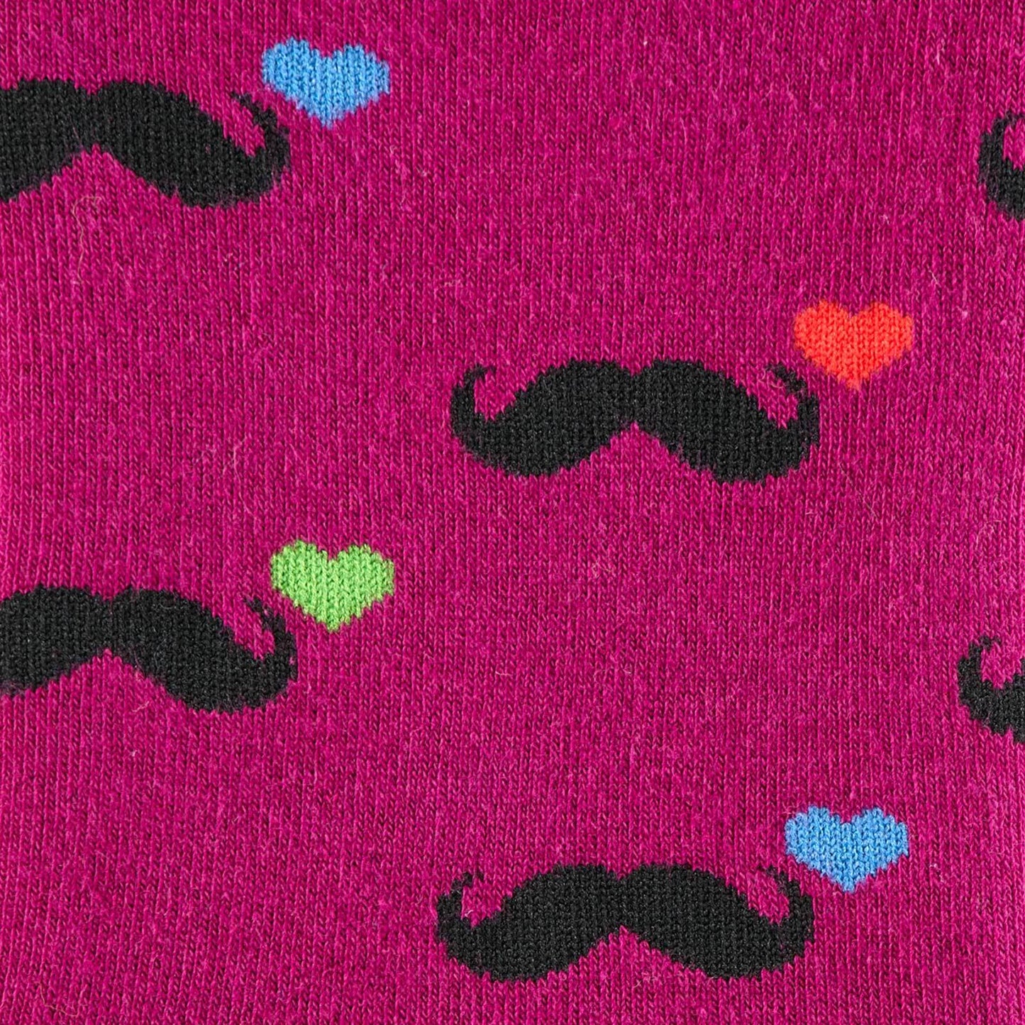 Sock it to Me Mustache Love Womens Crew Socks