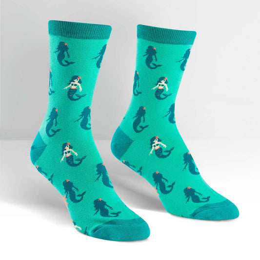 Sock it to Me Princess of the Sea Womens Crew Socks