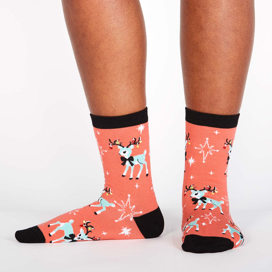 Sock it to Me With Bells On! Womens Crew Socks