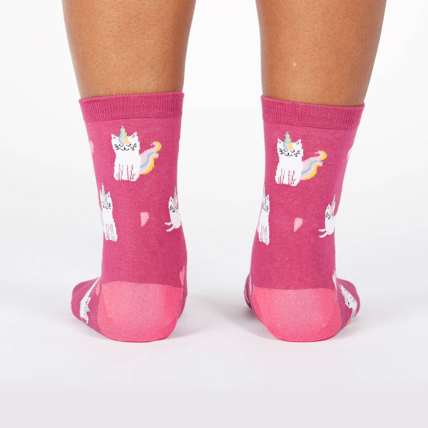 Sock it to Me Look at Meow Womens Crew Socks