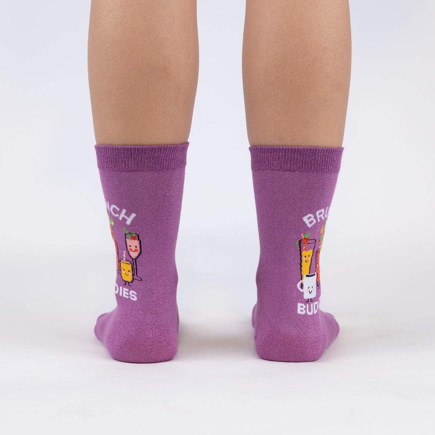 Sock it to Me Brunch Buddies Womens Crew Socks