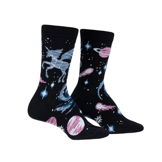 Sock it to Me Ancient Pegasus Womens Crew Socks