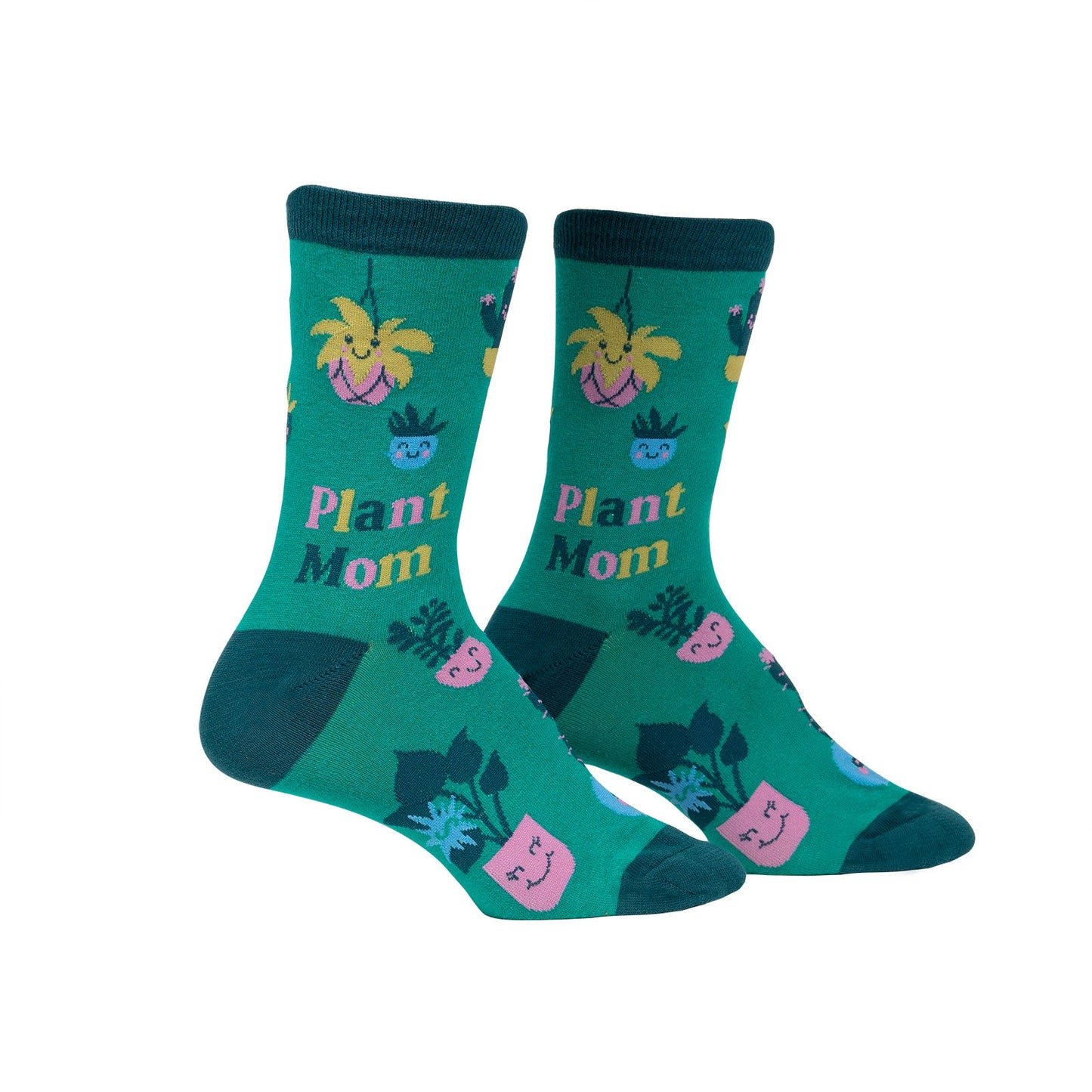 Sock it to Me Plant Mom Womens Crew Socks