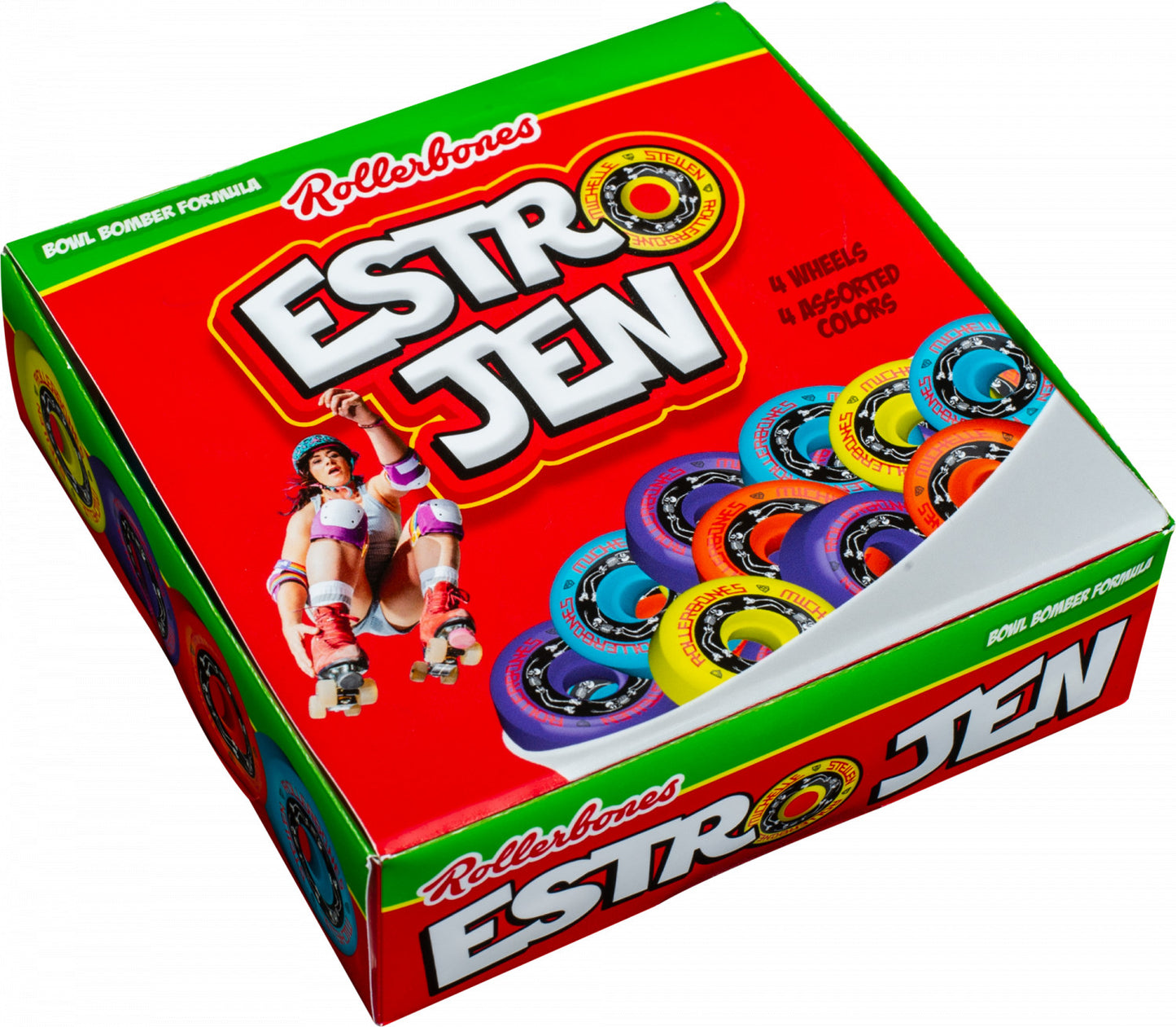 Rollerbones Estro Jen Bowl Bombers 57mm 101A  4pk