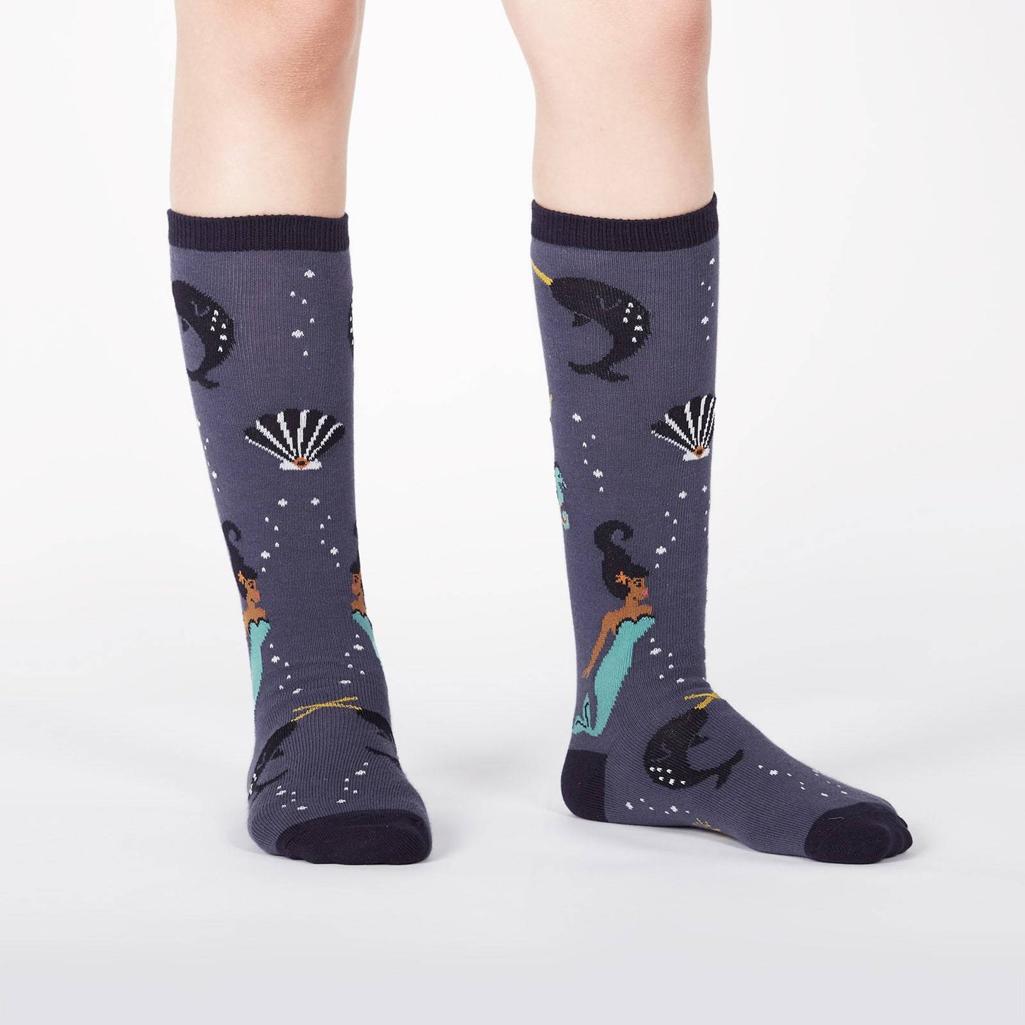 Sock it to Me Deep Sea Queen Junior (aged 7-10) Knee High Socks