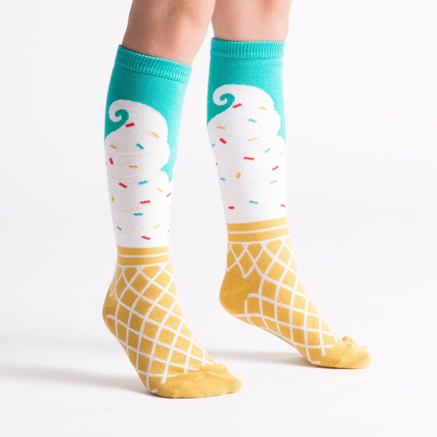 Sock it to Me Ice Cream Junior Knee High Socks