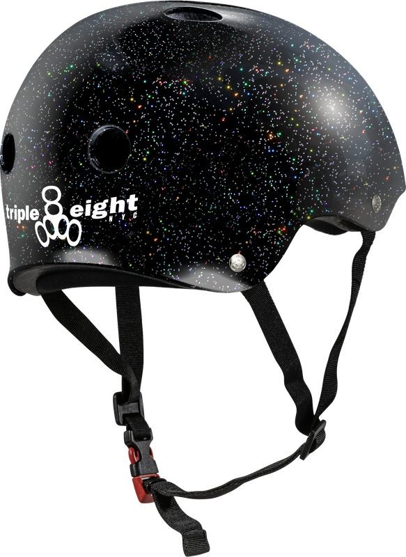 Triple 8 THE Certified Helmet SS Black Glitter