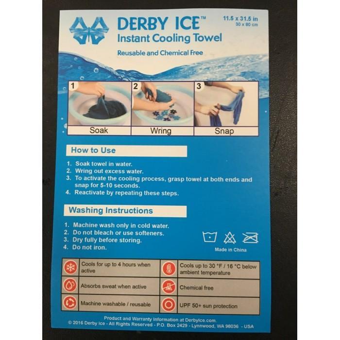 Derby Ice Towel Blue