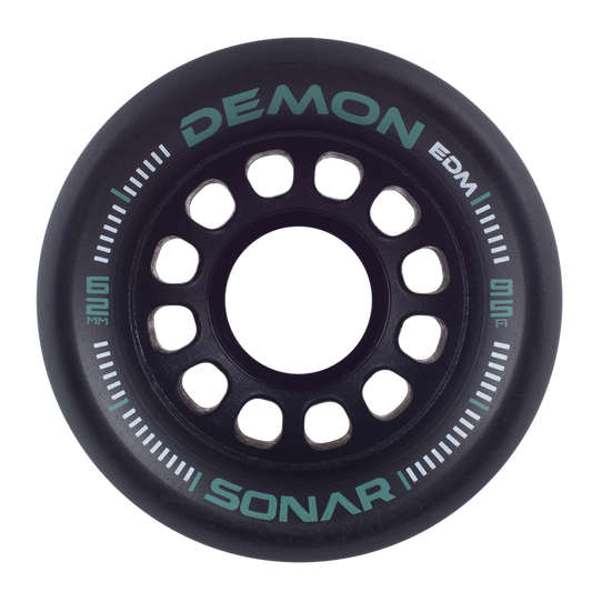 Radar Demon Wheels Black 62mm 95A