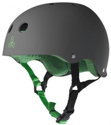 Triple 8 Skate Helmet SS Carbon Rubber
