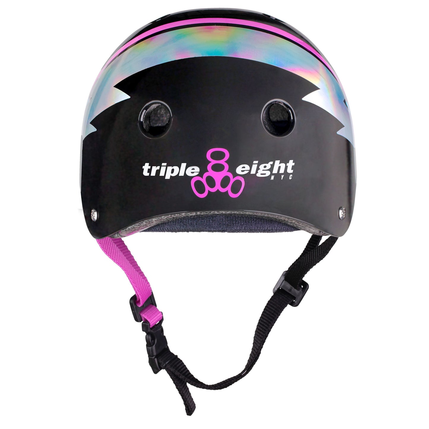 Triple 8 THE Certified Helmet SS Black Hologram