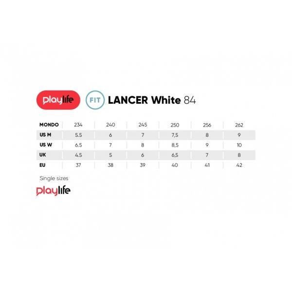 PlayLife Lancer White 84 Inline Skates - ON SALE