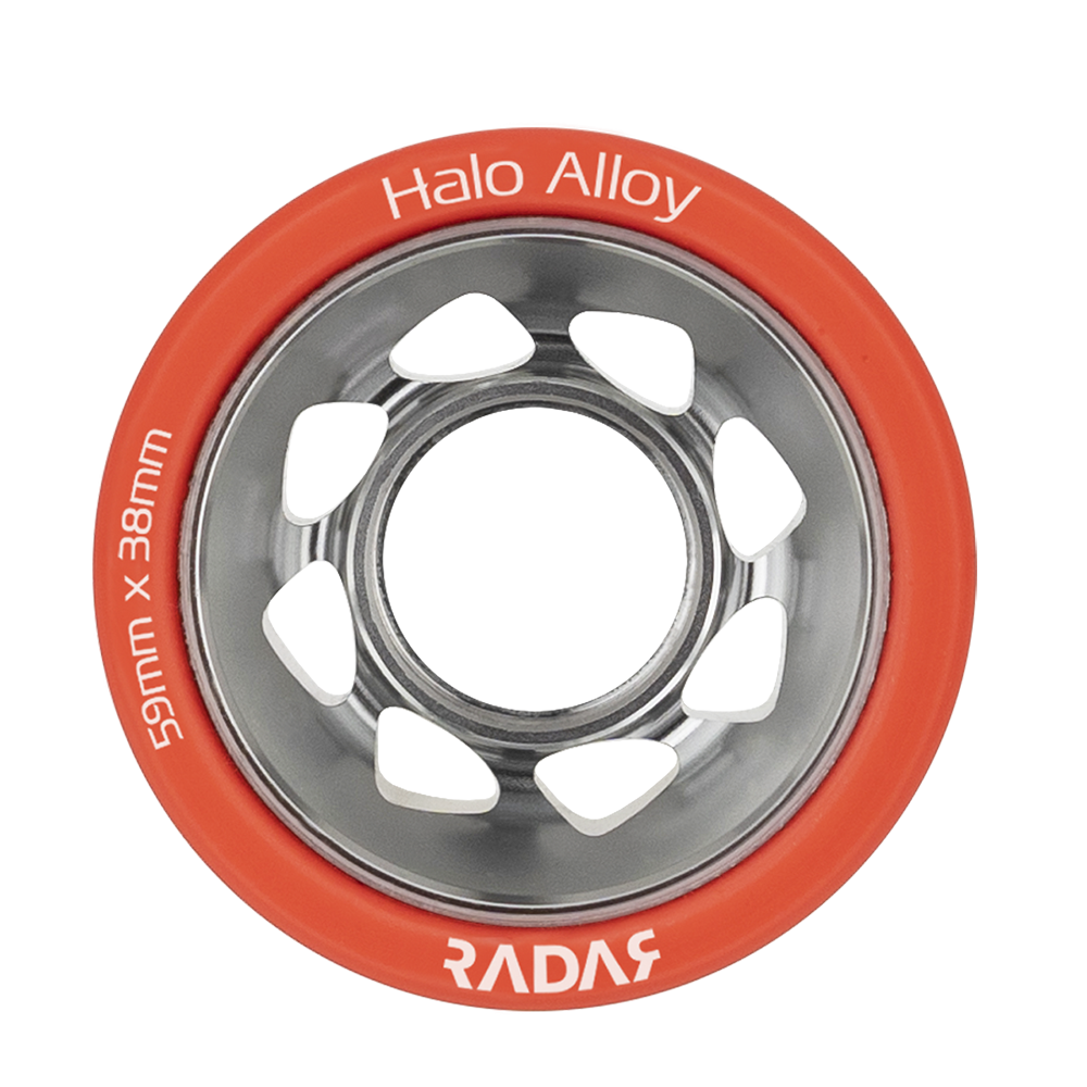 Radar Halo Alloy Wheels 59mm 4 Pack