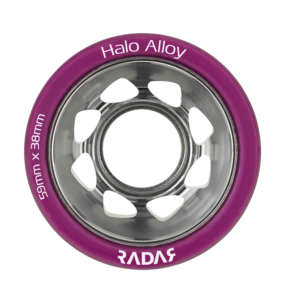 Radar Halo Alloy Wheels 59mm 4 Pack