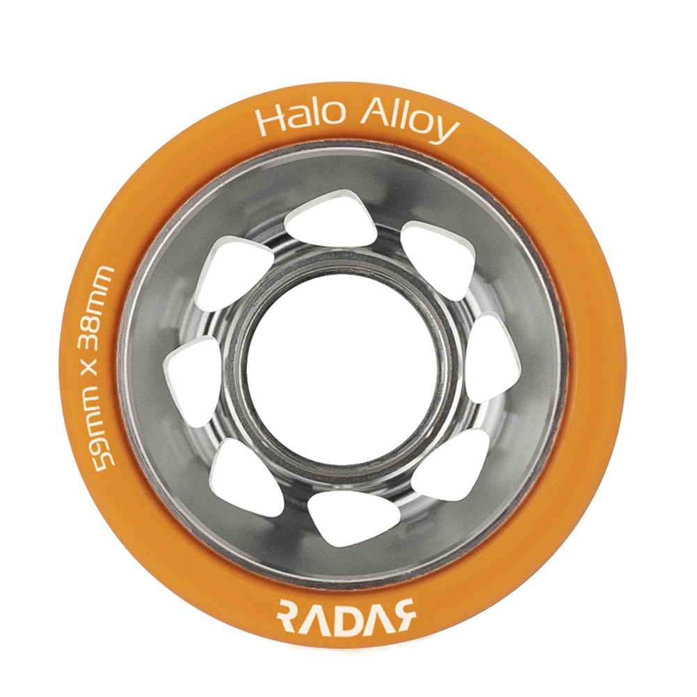 Radar Halo Alloy Wheels 59mm 4 Pack