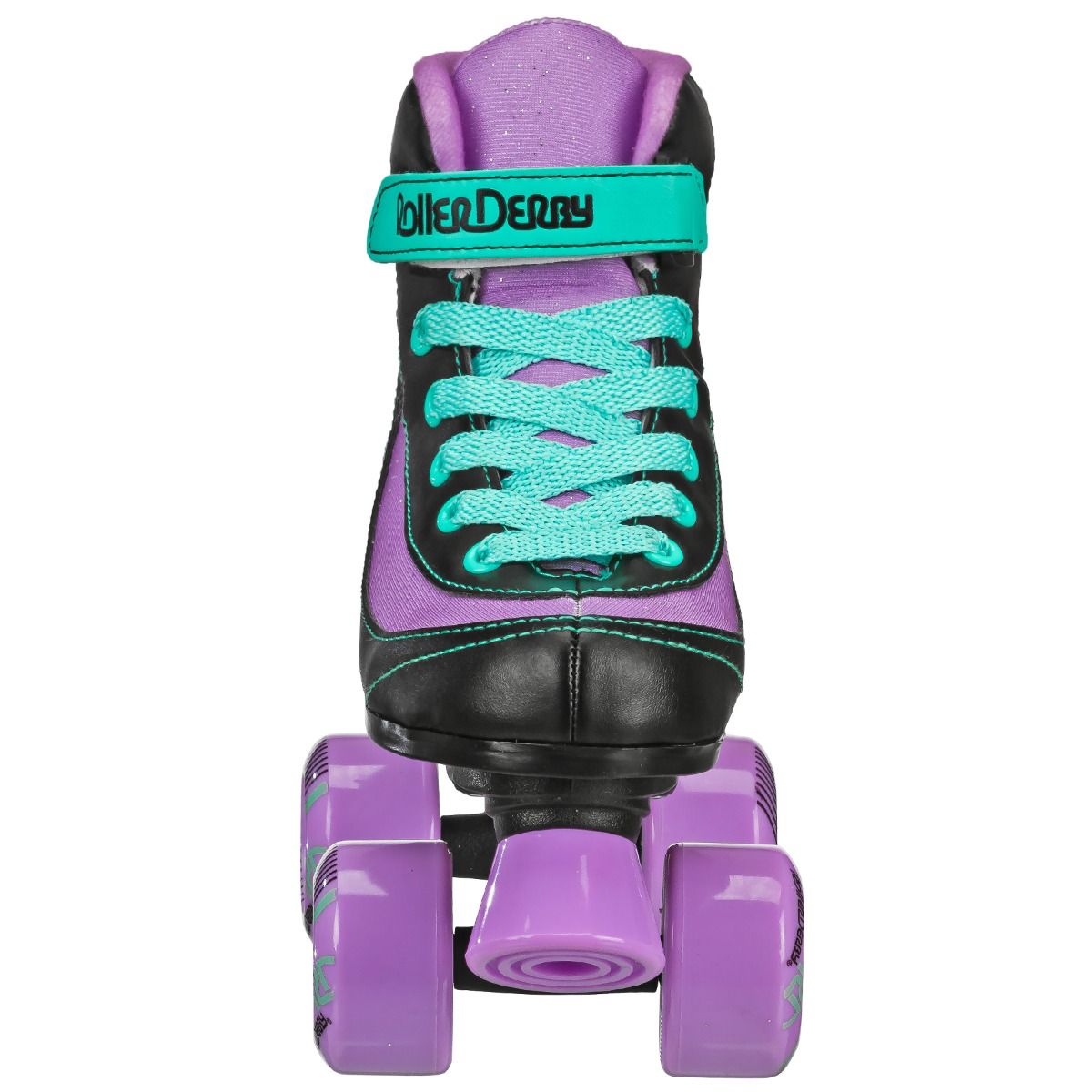 RDS Firestar Skate Girls Purple Black Mint Roller Skates