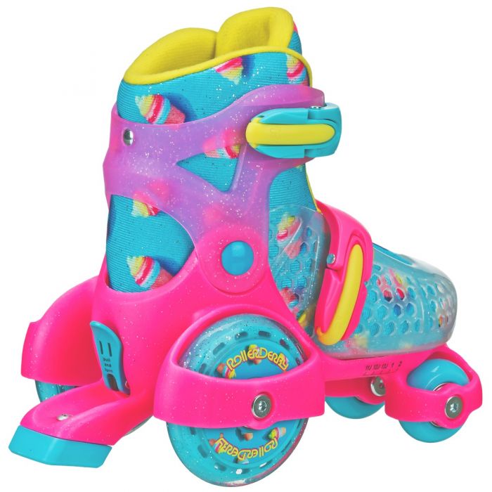 RDS Fun Roll Skate Girls Ice-cream Adjustable Roller Skates