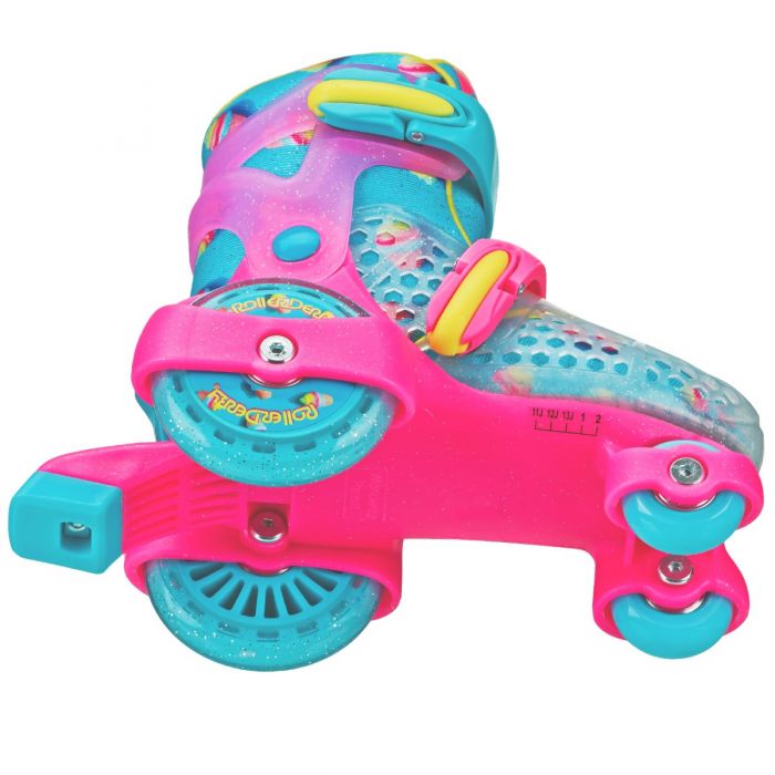 RDS Fun Roll Skate Girls Ice-cream Adjustable Roller Skates