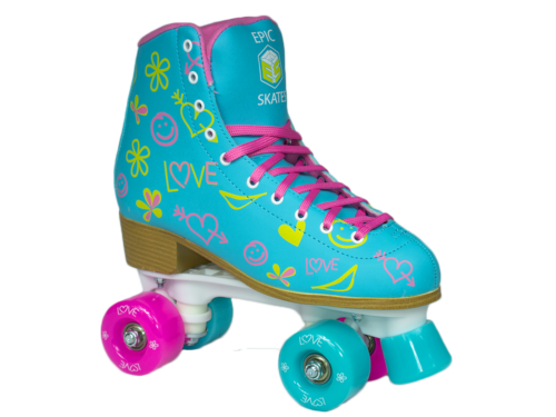Epic Splash Blue Kids Roller Skates - US1