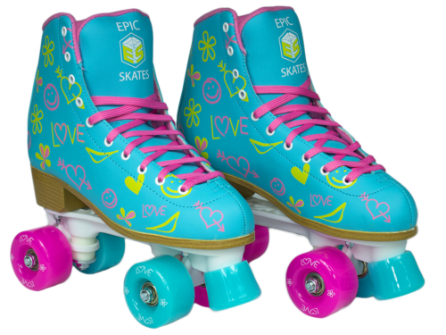 Epic Splash Blue Kids Roller Skates - US1